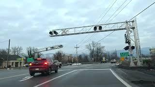 Driving from Lewistown to Lewisburg, PA (12/20/2024)