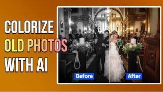 Colorize black and white old photos with AI