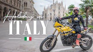 Holiday in Italy - Kevin Gallas mit einer Yamaha Tenere 700 World Raid durch Italien