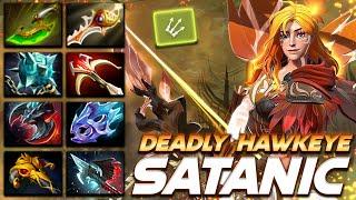 Satanic Windranger Deadly Hawkeye - Dota 2 Pro Gameplay [Watch & Learn]