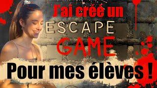 J'AI CRÉÉ UN ESCAPE GAME POUR MES ÉLÈVES  ! (EN ARTS PLASTIQUES)