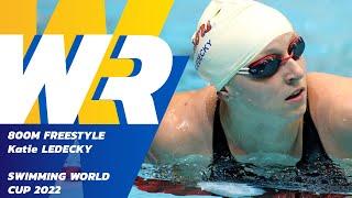 WORLD RECORD | Katie Ledecky set new World Record in 800 Freestyle