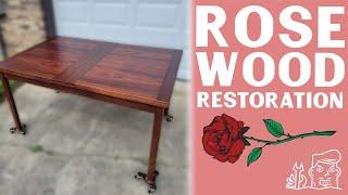 The ONLY Rosewood Table RESTORATION on YOUTUBE!