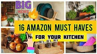 16 AMAZON Finds For Your Kitchen️Space Saving Kitchen OrganizationDecor Items- Amazon Best Buy