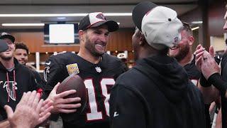 Atlanta Falcons locker room celebrates divisional win | Tampa Bay Buccaneers vs. Atlanta Falcons