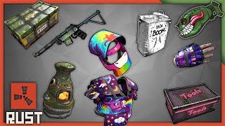Rust Skins | Neon & Ammo Supply Boxes, Atomic SAR, Comic Satchel, Fish Furnace, Tempered Gloves #231