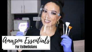 AMAZON ESSENTIALS FOR ESTHETICIANS | AMAZON MUST HAVES | SOLO ESTHETICIAN