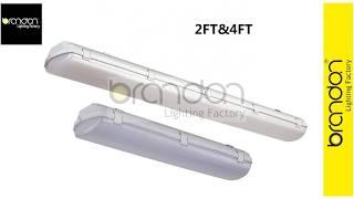 4ft LED Vaportight wet location led lighting