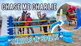 CHASE ME CHARLIE | Jumping the Biggest I’ve ever jumped!! ((After falling off!!))