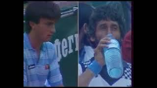 French Open 1983 2R - Henri Leconte v Jose Higueras