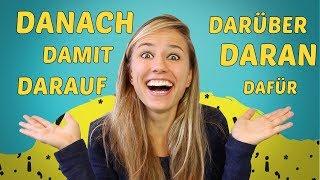 UNDERSTAND the GERMAN DA-WORDS (Damit, daran, darauf, darüber etc)