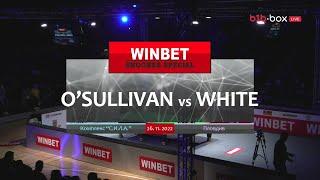 WINBET Snooker Special (Night 2 - 26.11.2022.): Ronnie O'Sullivan and Jimmy White