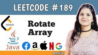 Rotate Array | Leetcode 189 | Top 150 interview question series