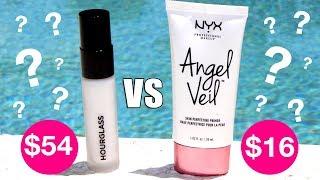 Drugstore Dupe TESTED | Hourglass vs NYX Angel Veil