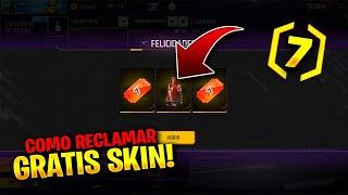 COMO SE RECLAMA SKIN GRATIS INCUBADORA EN FREE FIRE 7 ANIVERSARIO Y NOVEDADES FF