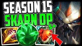 NEW SEASON SKARNER JUNGLE IS BOOMING! - How to Play Skarner Jungle & Carry Season 15