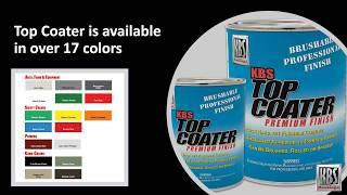 KBS Top Coater and KBS BlackTop Chassis Paint Comparison - 1K Top Coats You Can Brush Spray or Roll