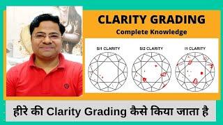 How to do Clarity Grading of Diamond | हीरे की Clarity Grading कैसे किया जाता है । DU-GEMOLOGY