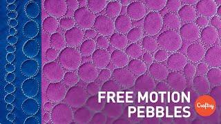 Free Motion Quilting (FMQ) Pebbles | Quilting Tutorial with Christina Cameli