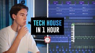 Making A Tech House Track in 1 Hour (Full Process)