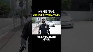 PPF 시공받은 차는 관리 안 해도 된다!? #shorts