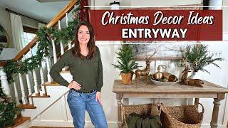 Cozy Christmas Entryway Makeover 2024 | Vintage Style Decorate With Me