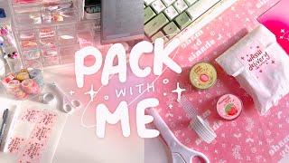  asmr packing orders for my small business pt.2 | sticker shop | real time | no talking + no bgm 