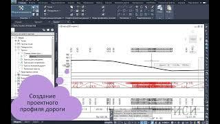 Civil 3D создание трассы и профиля