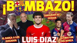 BOMBAZO -SITUAN A LUIS DIAZ EN EL BARÇA  DENUNCIA LA LIGA LAMINE 11 FIFA  ARAUJO Y FRENKIE