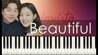 Beautiful - Crush (Goblin OST) | Piano Tutorial