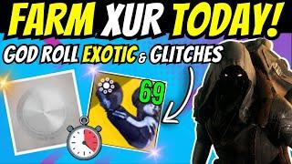 GOD TIER XUR FARM - Do ASAP! Free EXOTIC CLASS Items, CHATTERWHITE Shader & Glitch! Jan 3 Destiny 2