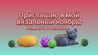 Вязание. ПРИГЛАШАЮ В МОЙ ВЯЗАЛЬНЫЙ НОЯБРЬ! Немного о планах...