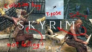 SKYRIM ~ GLITCHES AND FAILS COMPILATION 1