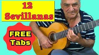 12 Sevillanas with FREE tabs