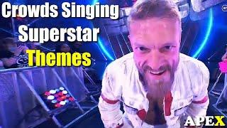 When WWE Fans Singing Along To Wrestlers Theme Song