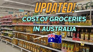 Updated cost of living Australia| Groceries