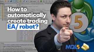 How to automatically create an Expert Advisor/ Trading Robot on MT5 (MetaEditor) using MQL5 Wizard?