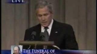 Gerald R. Ford Funeral - President George W. Bush Speech