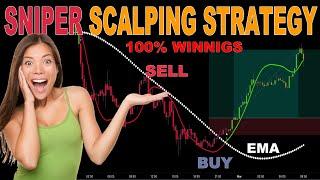 100% PROFITABLE zero lag Sniper SCALPING strategy with buy/sell signals | High Win-rate