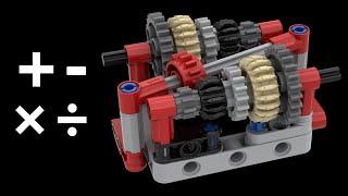 Basic Arithmetic using Lego Gears