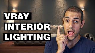 Get PERFECT INTERIOR LIGHTING with Vray - Lighting Tutorial in 3ds max
