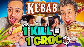 1 KILL = 1 CROC DANS NOTRE KEBAB EN DUO sur FORTNITE ! (2 ans après)