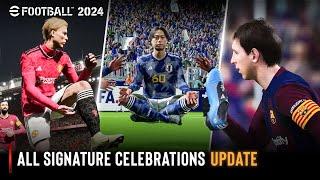 eFootball 2024 | All Signature Celebrations Update