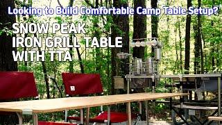 Looking to Build Comfortable Camp Table Setting? Check Out Our Snow Peak IGT Setup | Camp Pizza