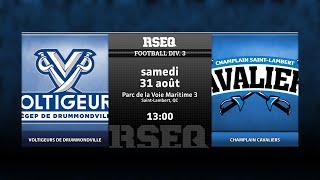 RSEQ D3 Football  Drummondville @ Ch.-St-Lambert [2024-08-31]