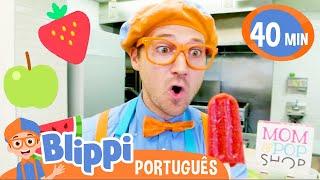 Fazendo Picolés com Blippi | Melhores Episódios de Blippi em Português | Vídeos Educativos Infantis