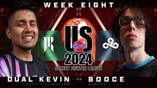 Dual Kevin (Rashid) vs. Booce (Ken) - Bo5 - Street Fighter League Pro-US Week 8