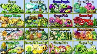 Random 16 Team COLOR Plants Battlez - Which Team Plant Will Win? - PVZ 2