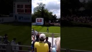 Jamie Redknapp Golf Swing PGA Championship Pro Am 2017