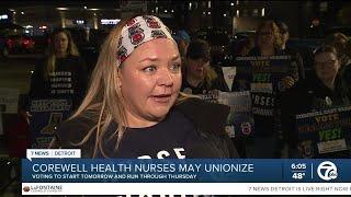 Nurses from Corewell Health East hospitals to vote this week on whether or not to unionize